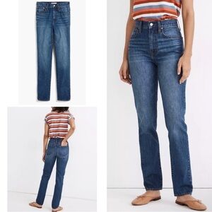 Madewell The Perfect Vintage Straight Denim Jeans✨NWOT Sz 29